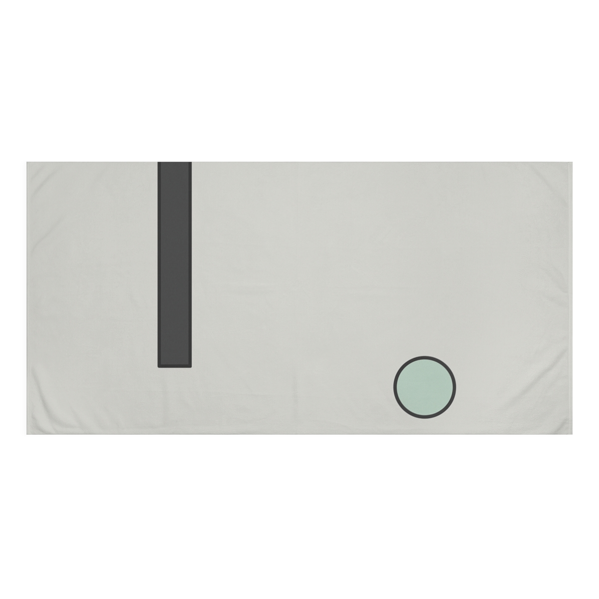 Asymmetric Bar And Dot Pairing decorative home towelscustom towels