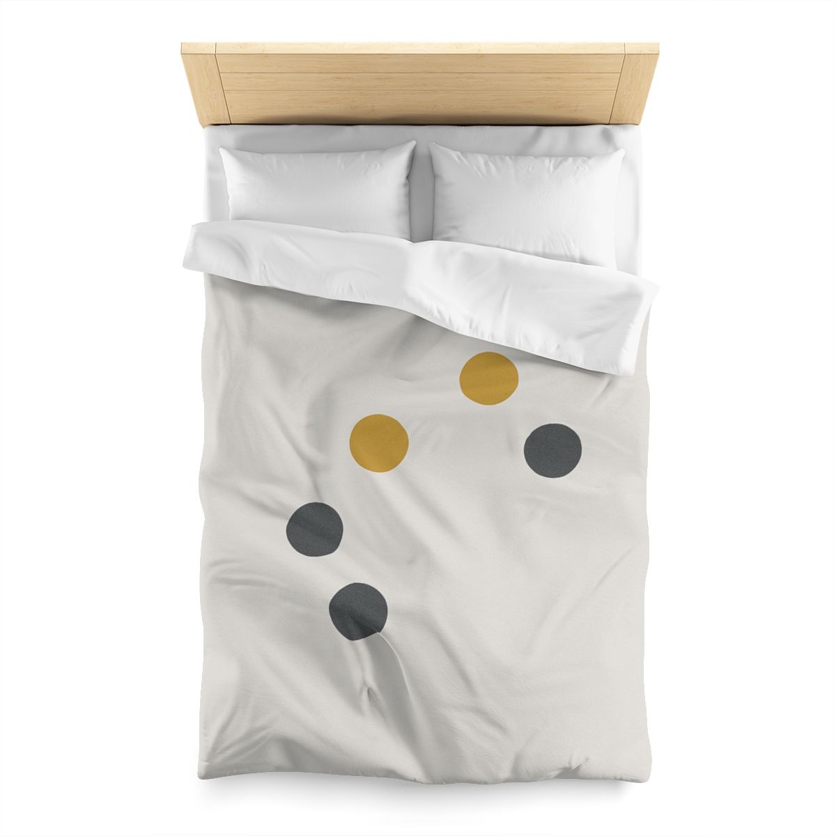 Asymmetric Dot Cluster custom duvets