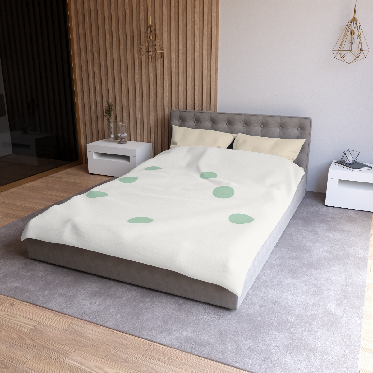 Asymmetric Dot Grid stylish duvet covers