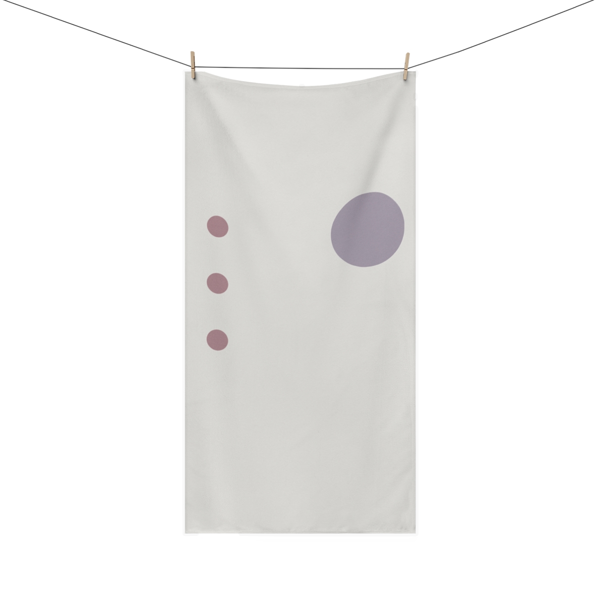 Asymmetric Dot Grid Trio soft cotton towels