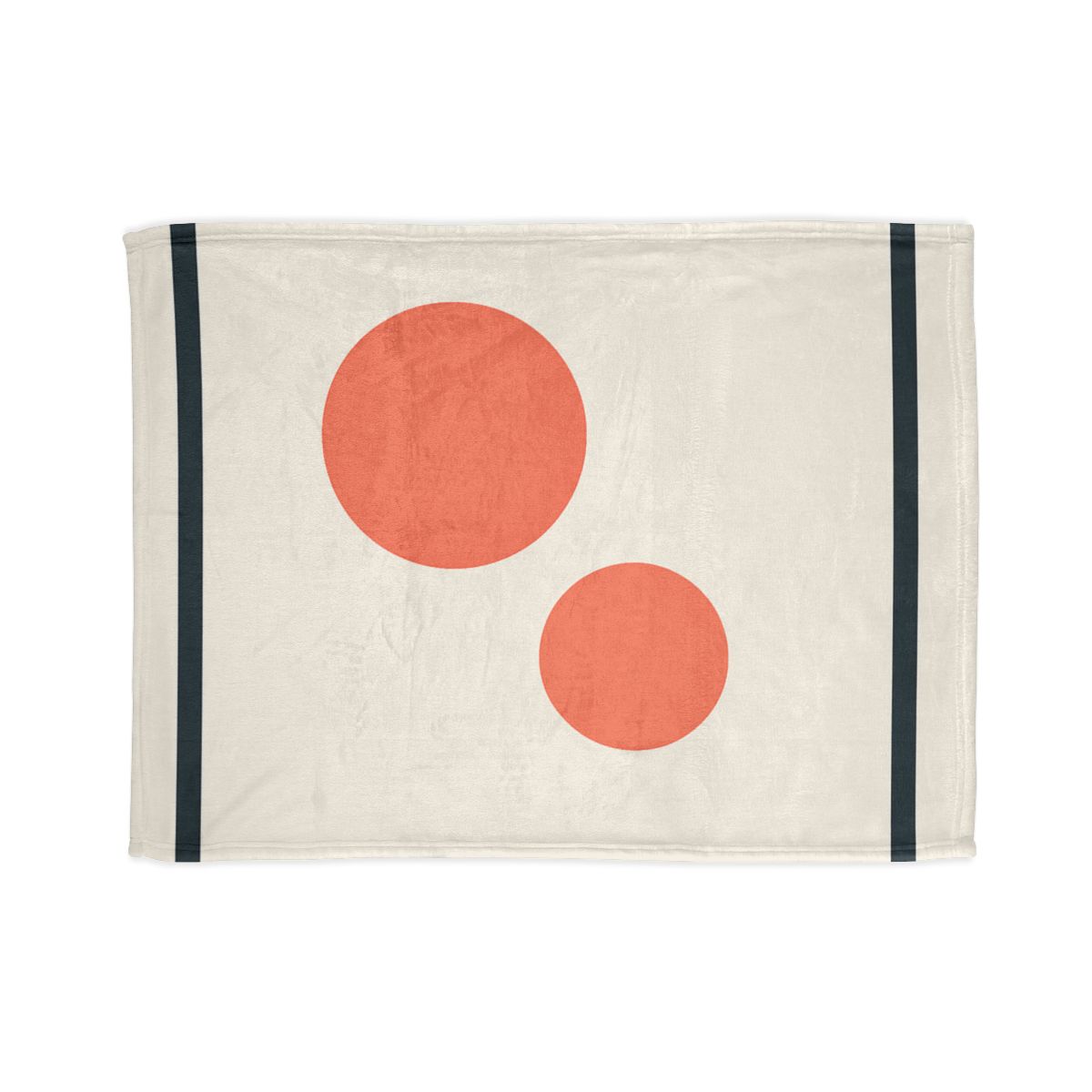 Asymmetric Frame Gap With Two Discs soft fleece blankets