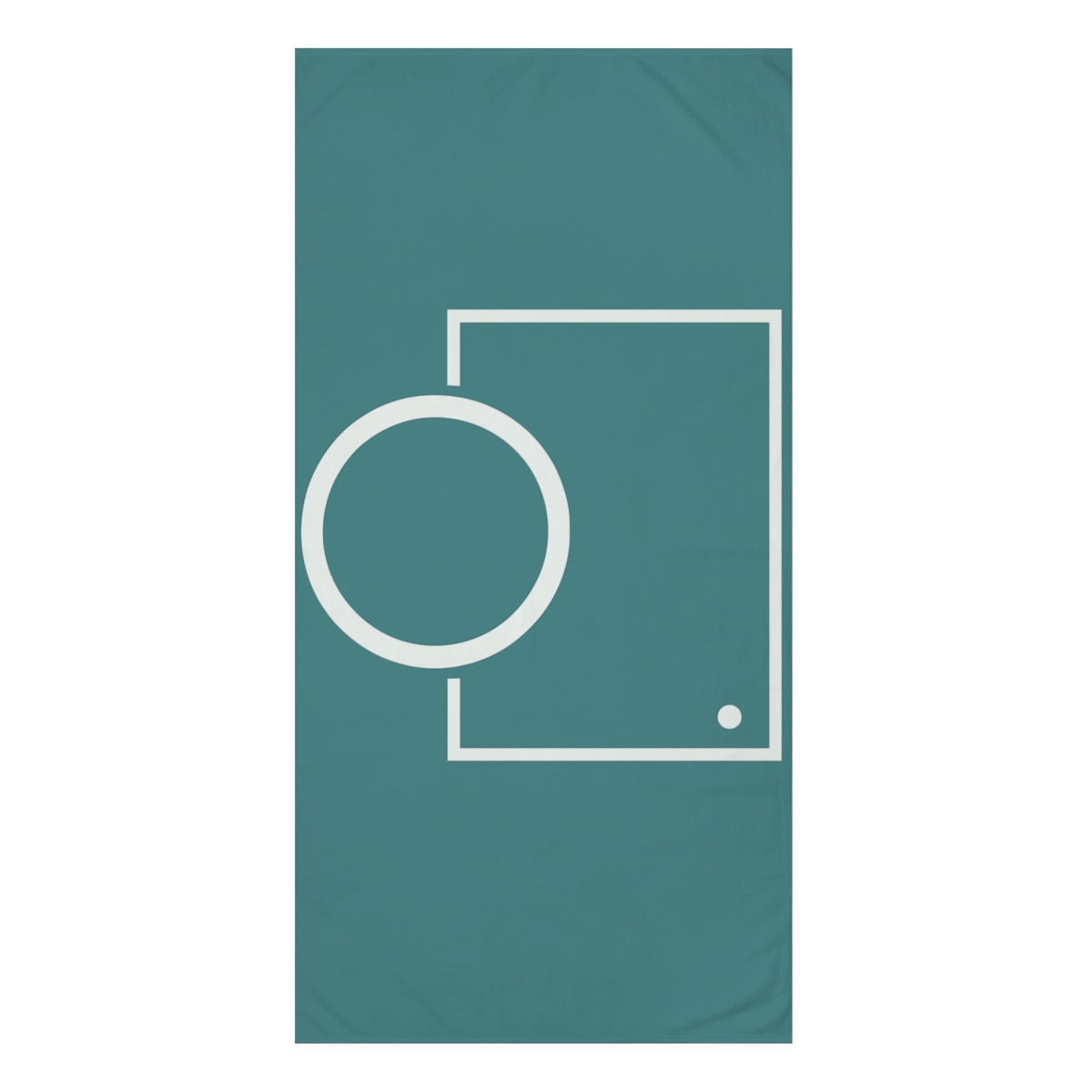 Asymmetric Ring And Frame comfortable face towels