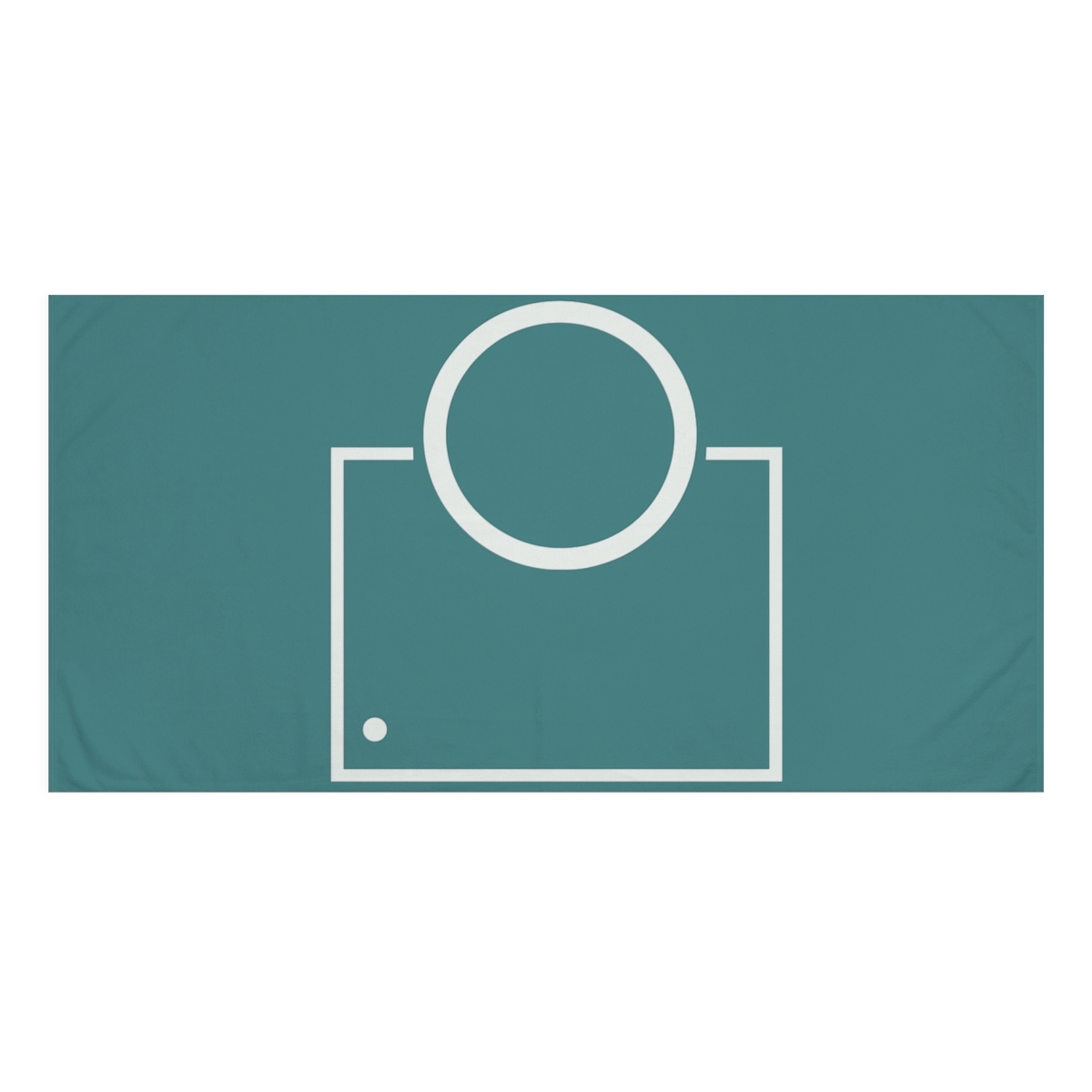 Asymmetric Ring And Frame comfortable face towels