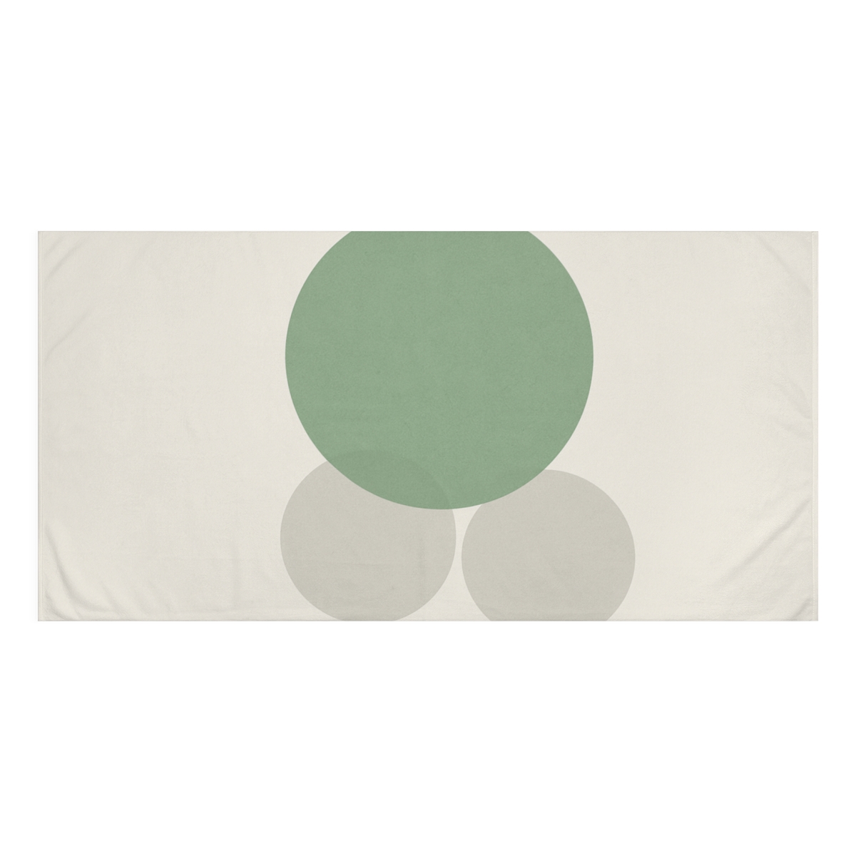 Asymmetrical Trio Of Shapes personalized bath towels
