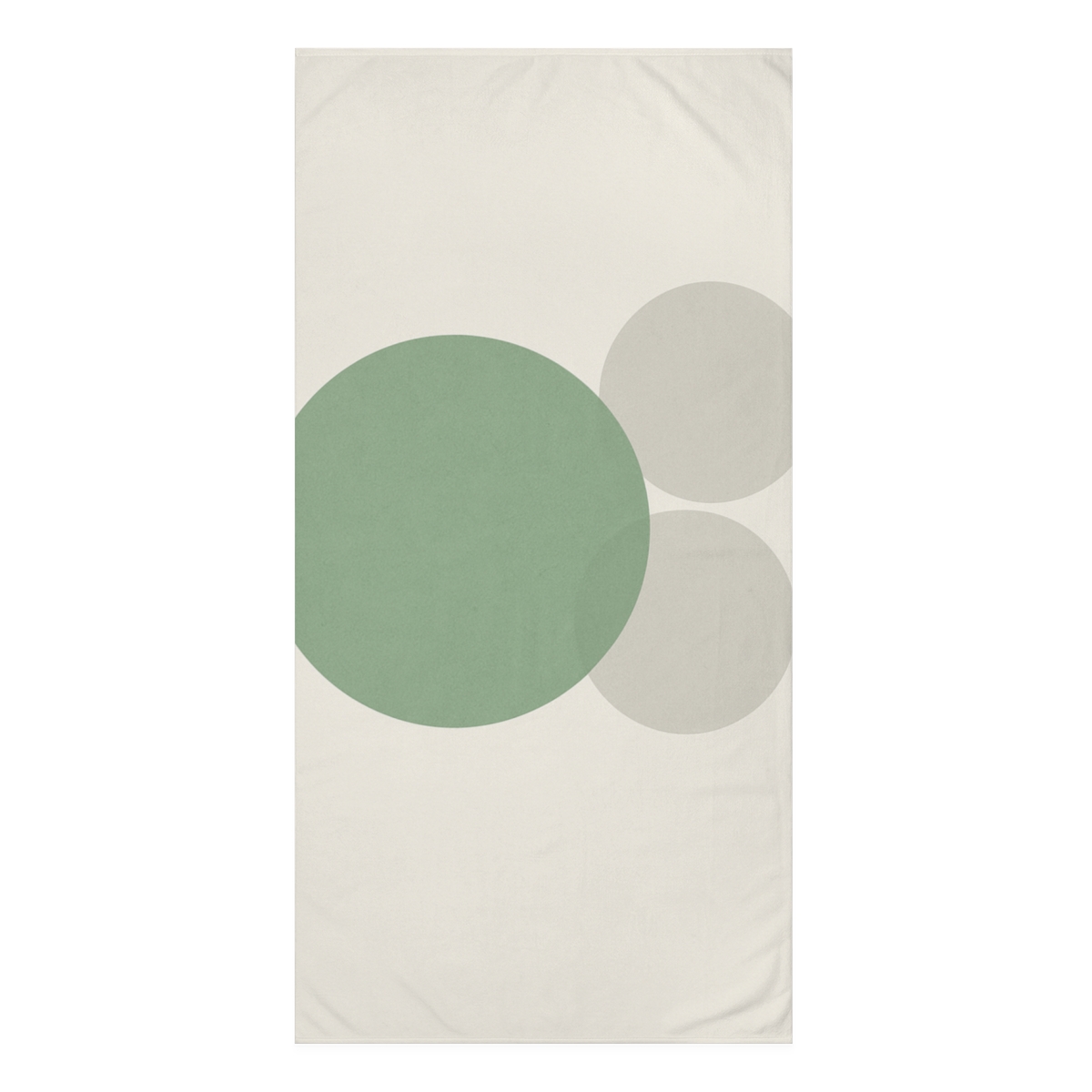 Asymmetrical Trio Of Shapes personalized bath towels