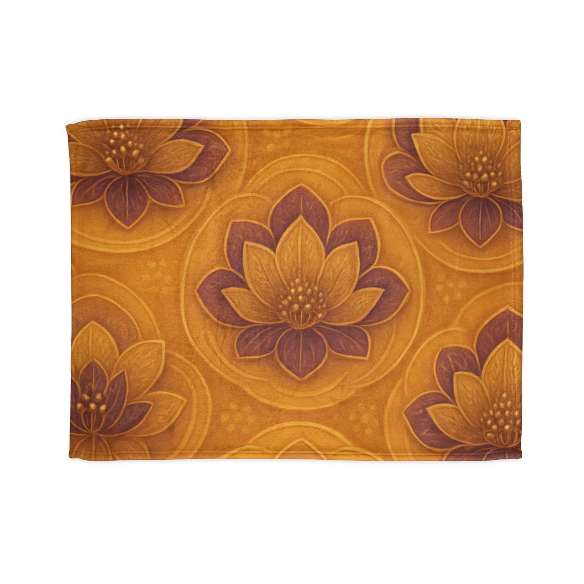 Auric Blossom Halo trendy patterned blankets