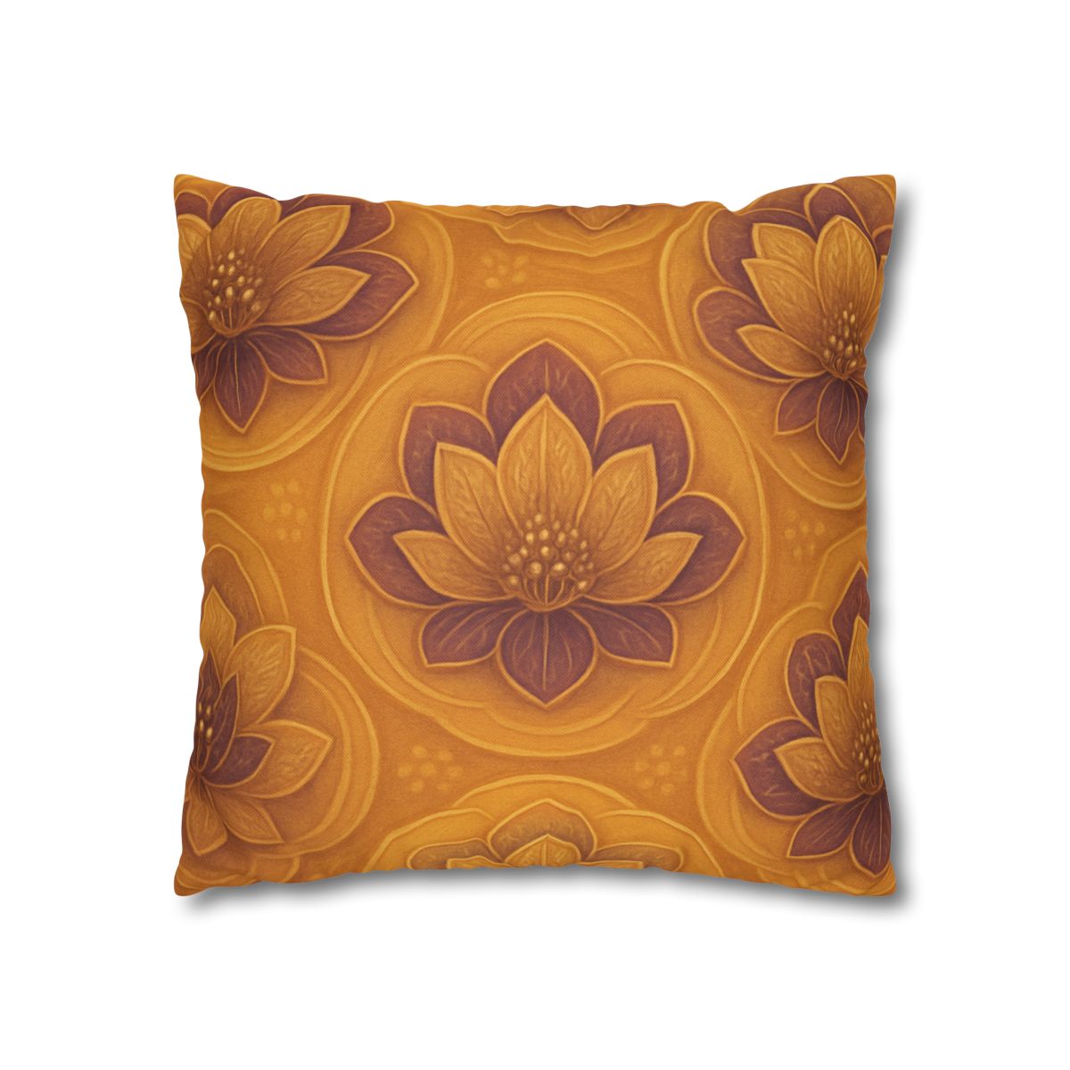 Auric Blossom Halo personalized pillow covers
