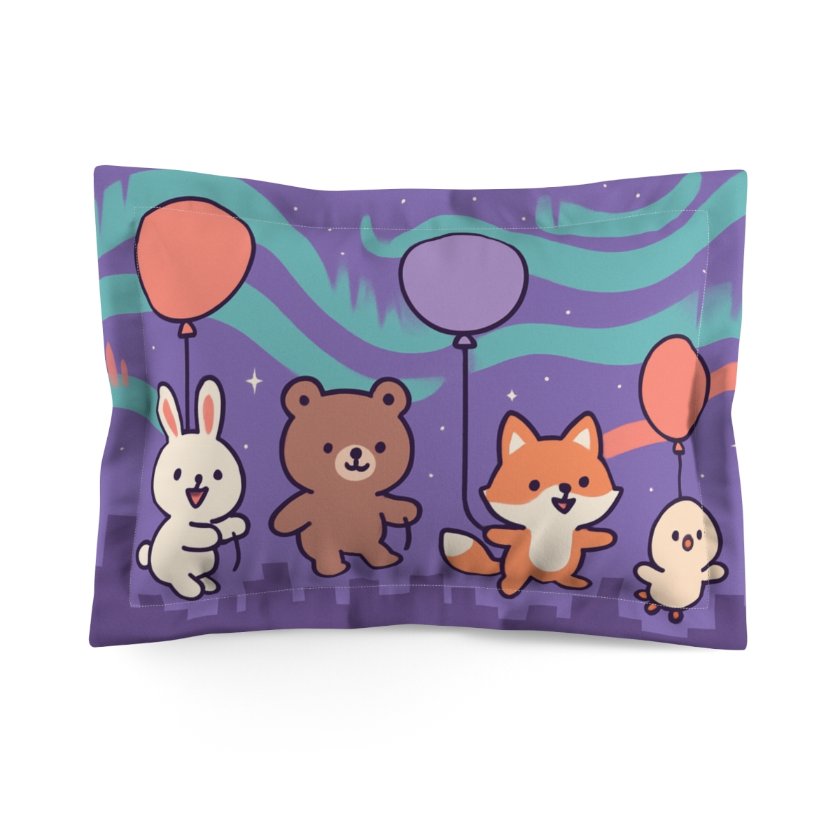 Aurora Balloon Parade custom pillows