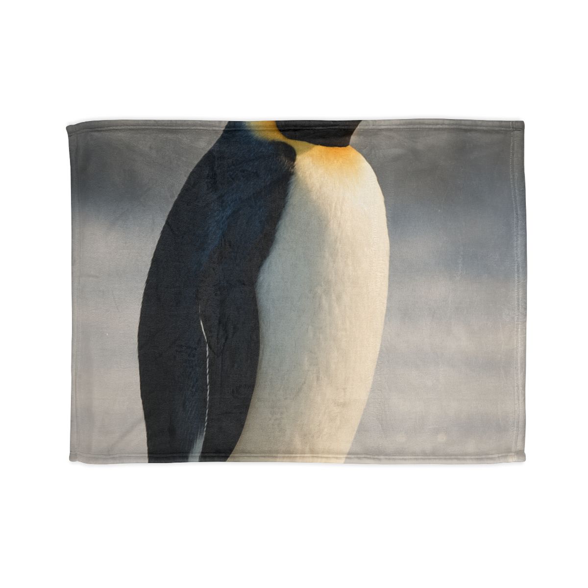 Aurora Drift Emperor Penguin unique gift blanketscustom blankets