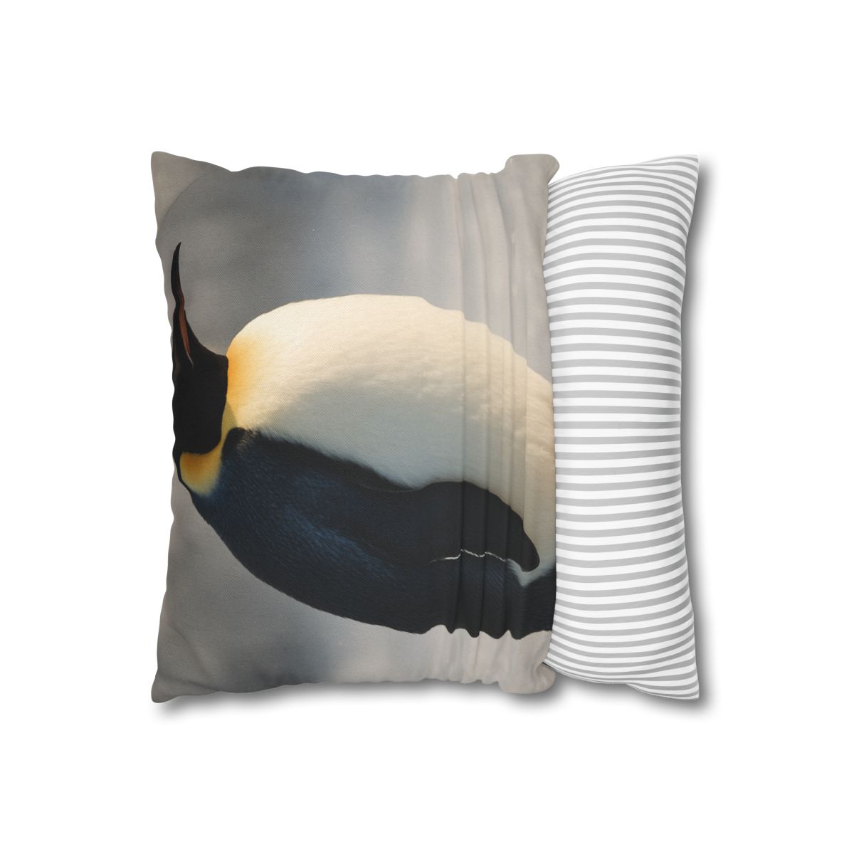 Aurora Drift Emperor Penguin custom pillow cases