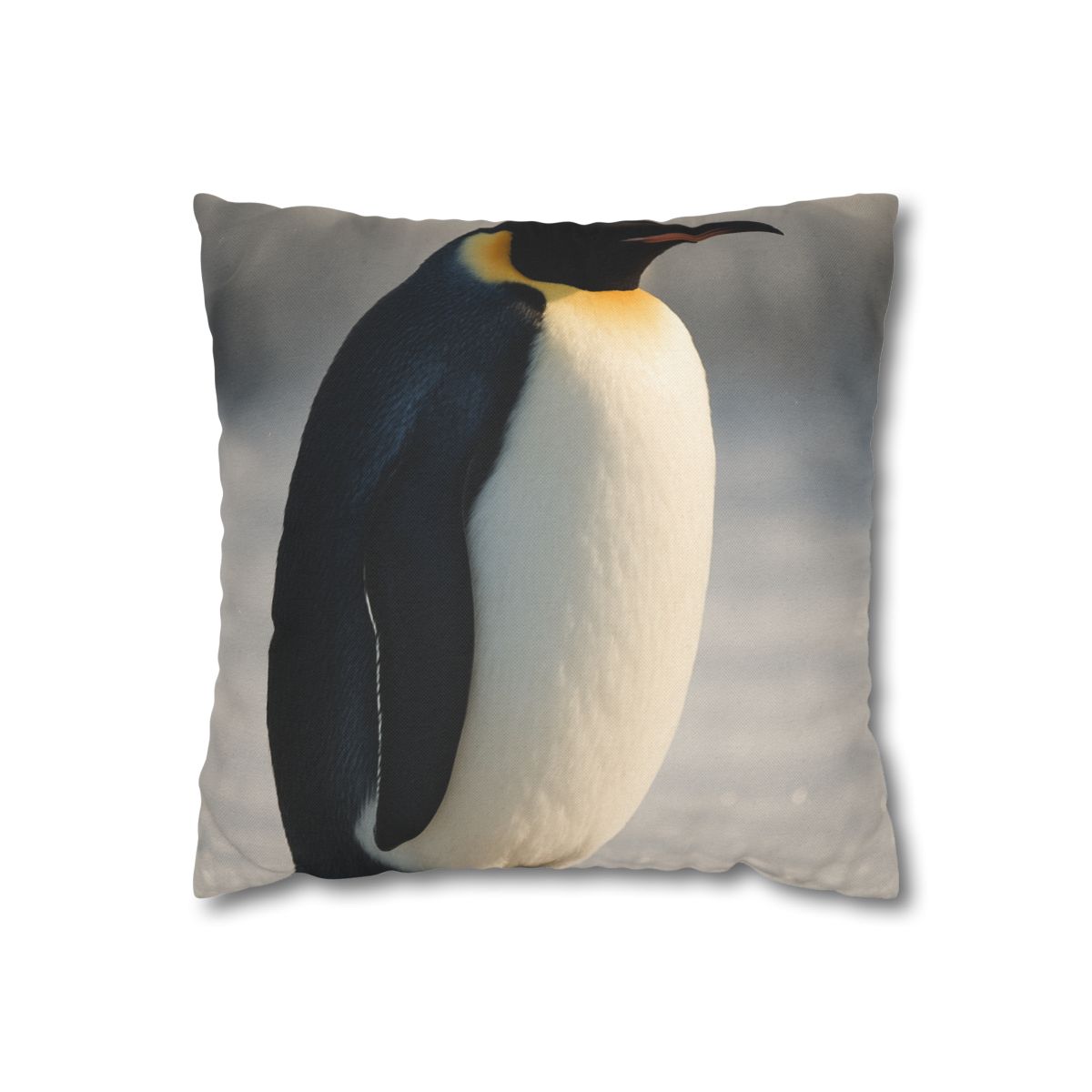 Aurora Drift Emperor Penguin custom pillow cases