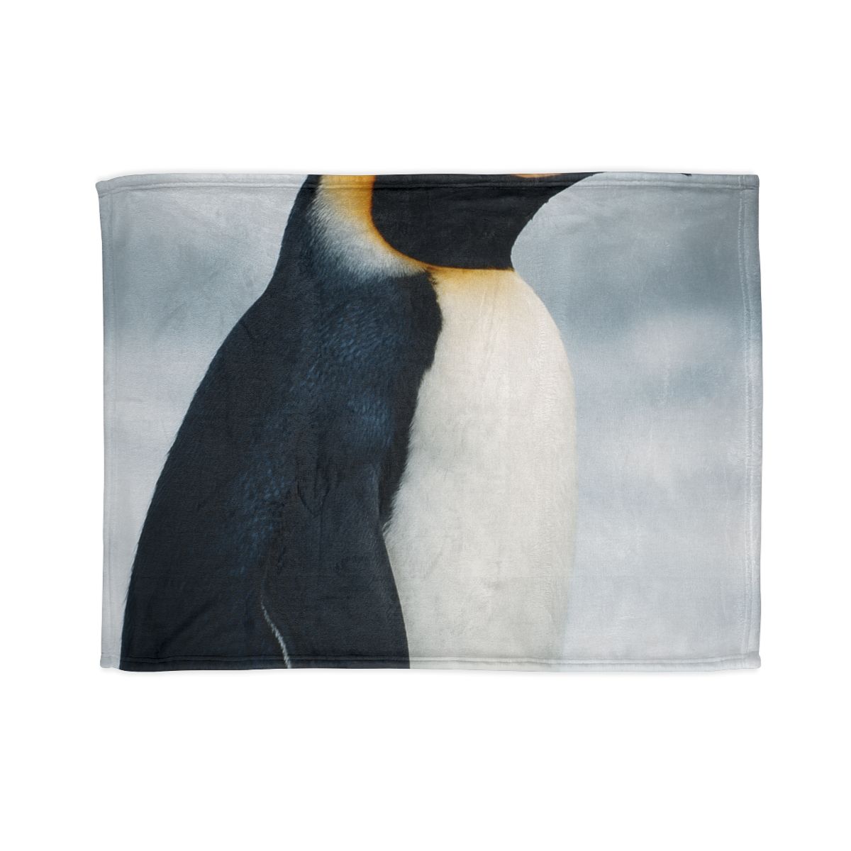 Aurora Drift Emperor Penguin unique gift blanketscustom blankets