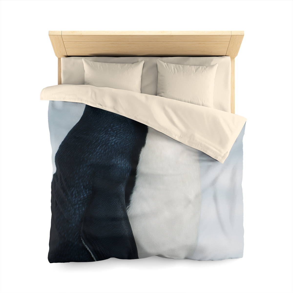 Aurora Drift Emperor Penguin stylish duvet covers