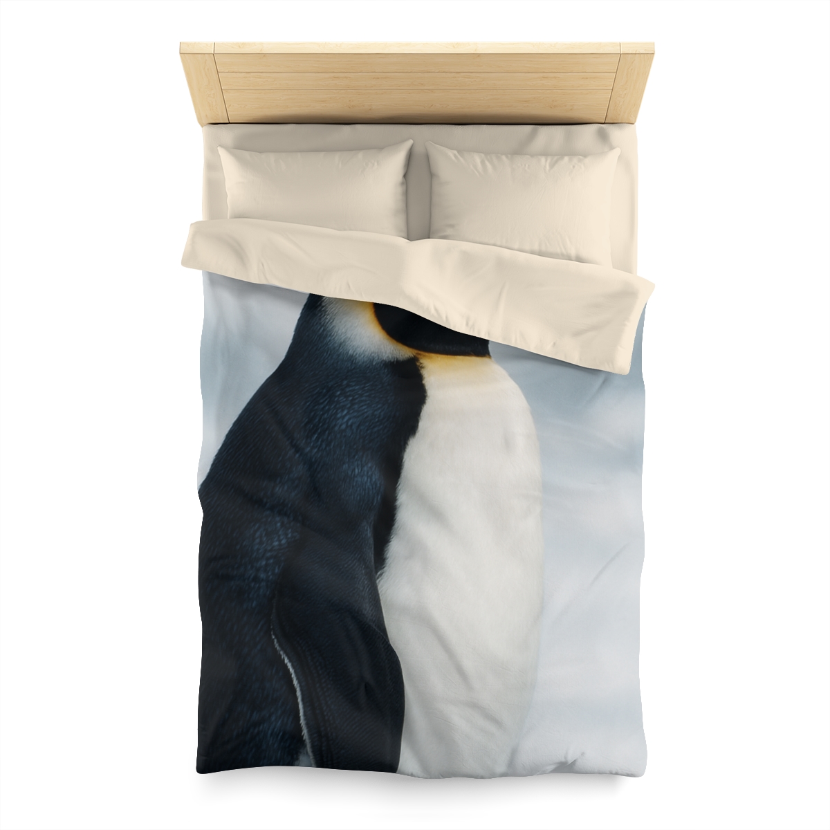 Aurora Drift Emperor Penguin stylish duvet covers