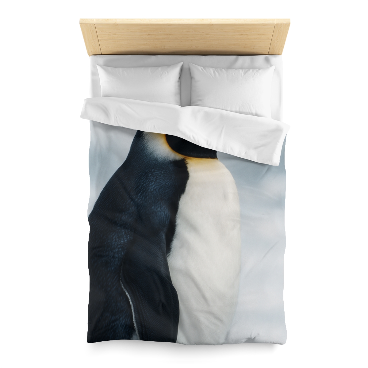 Aurora Drift Emperor Penguin stylish duvet covers