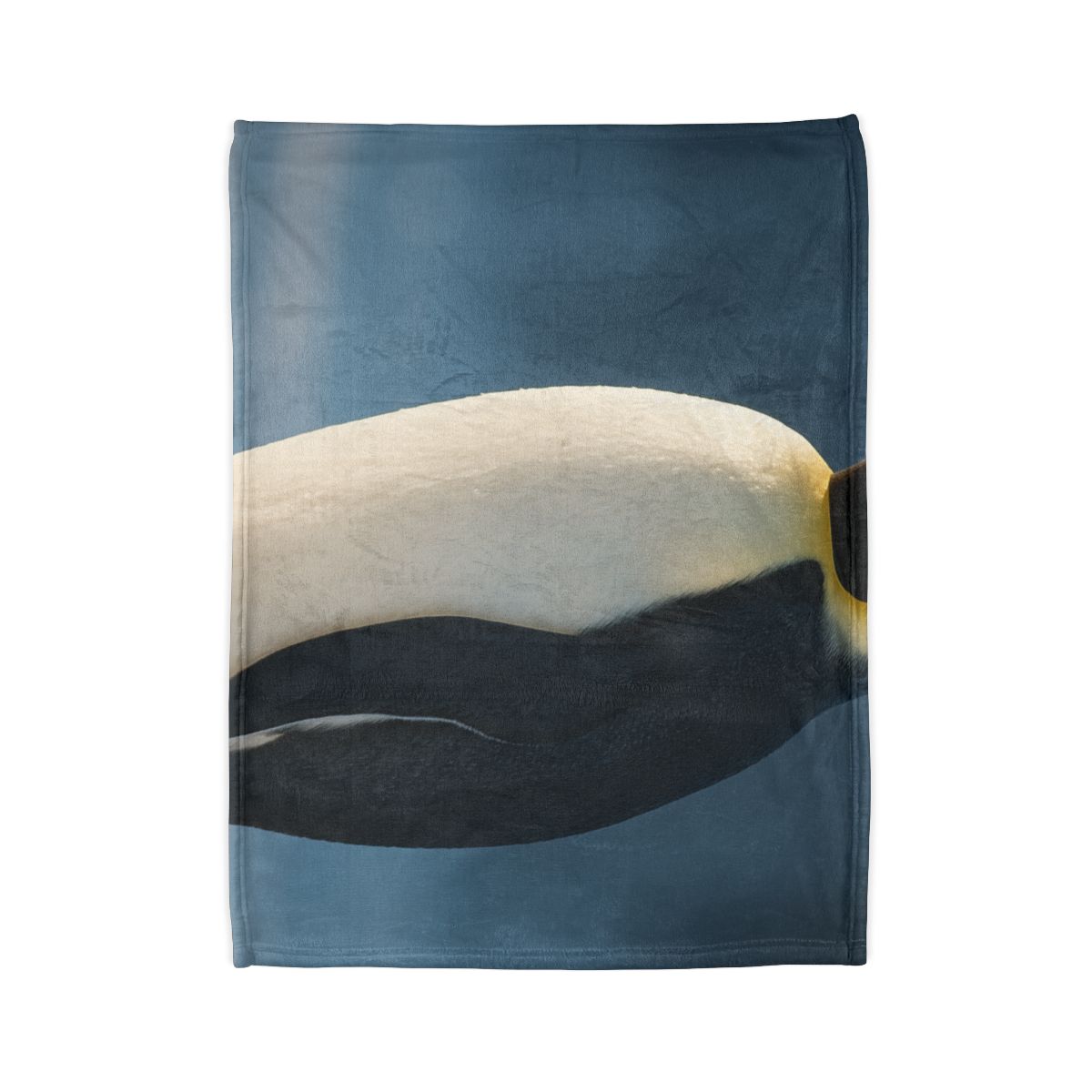 Aurora Drift Emperor Penguin soft fleece blankets
