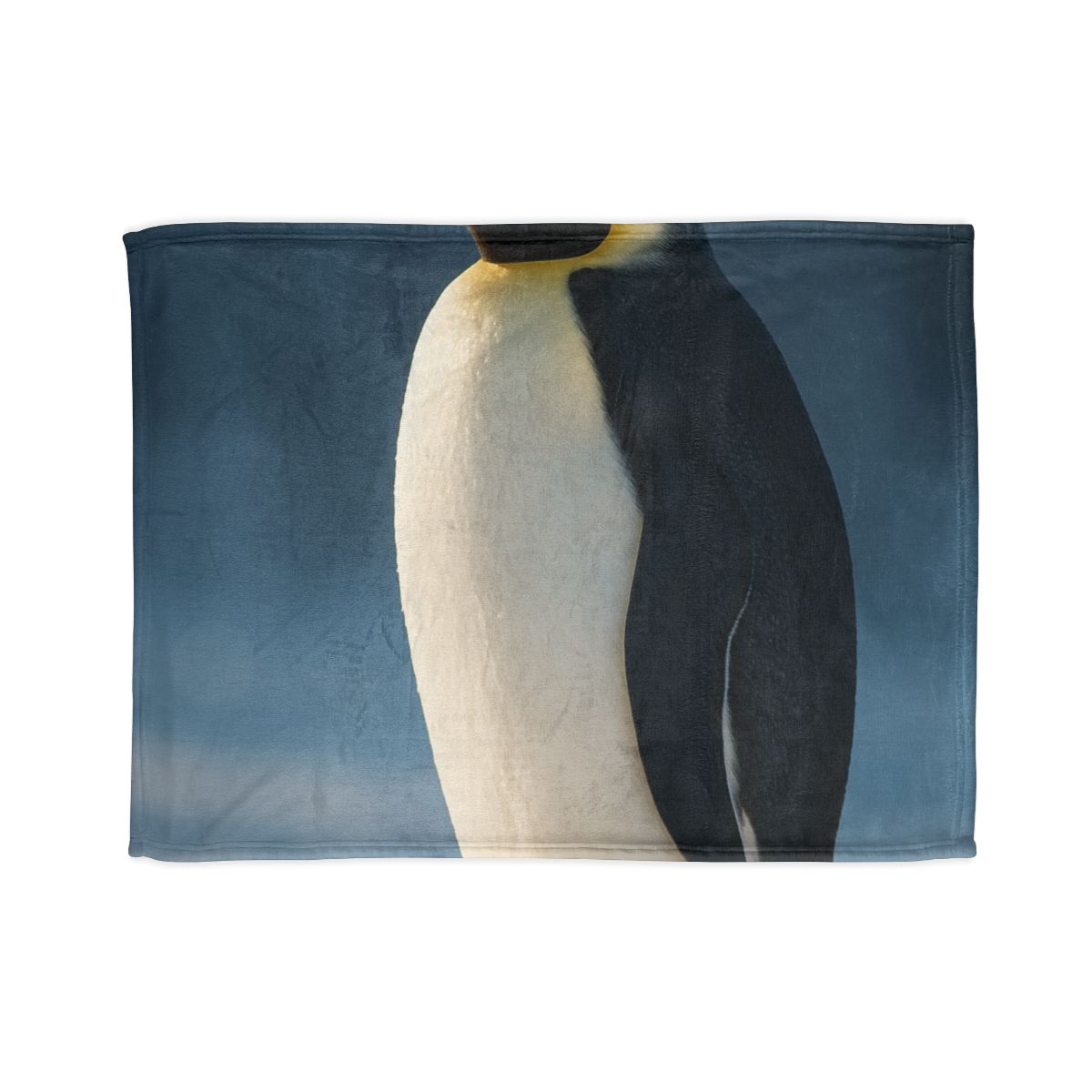Aurora Drift Emperor Penguin soft fleece blankets