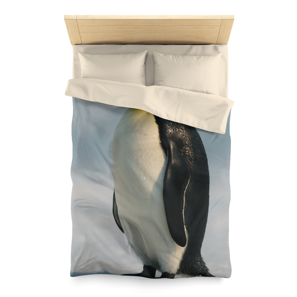 Aurora Drift Emperor Penguin warm winter duvets