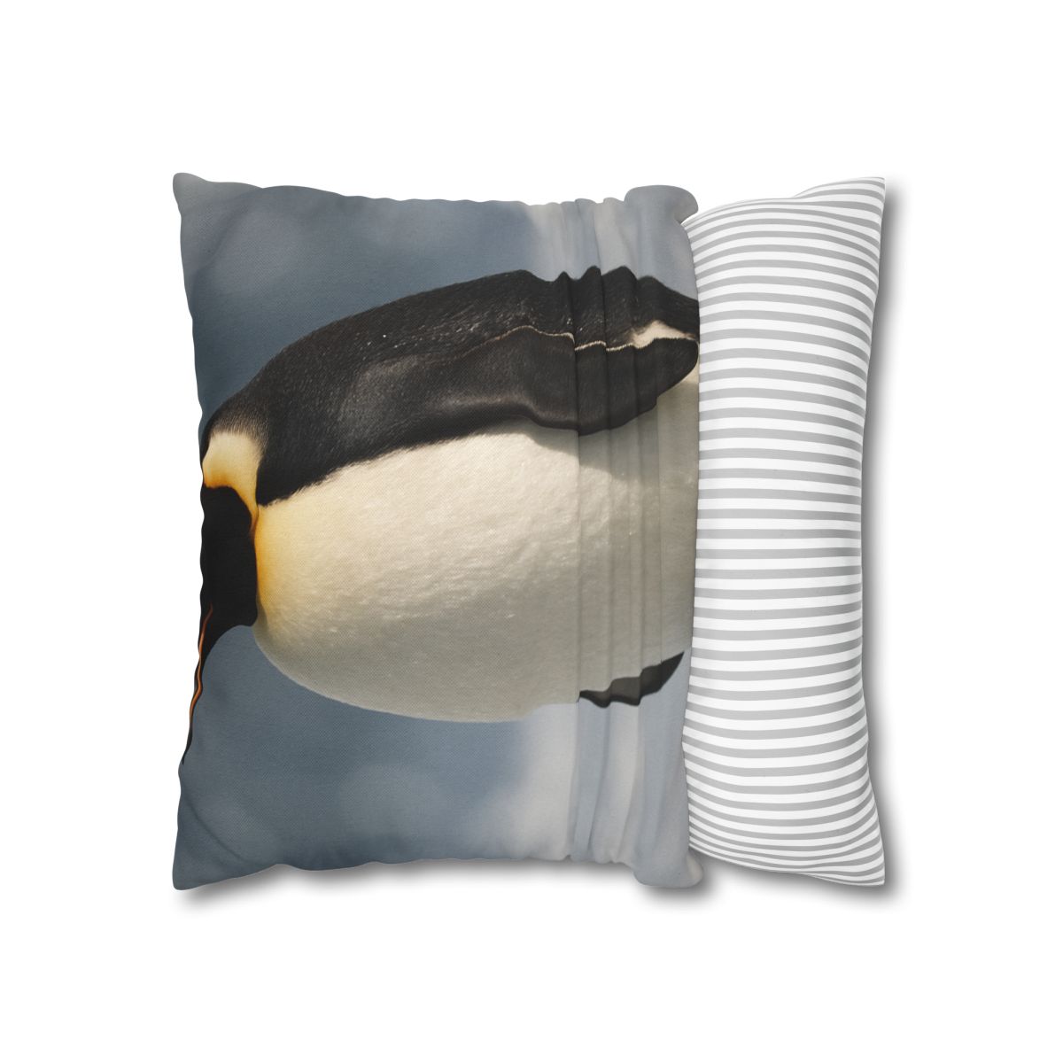 Aurora Drift Emperor Penguin stylish decorative pillowcases