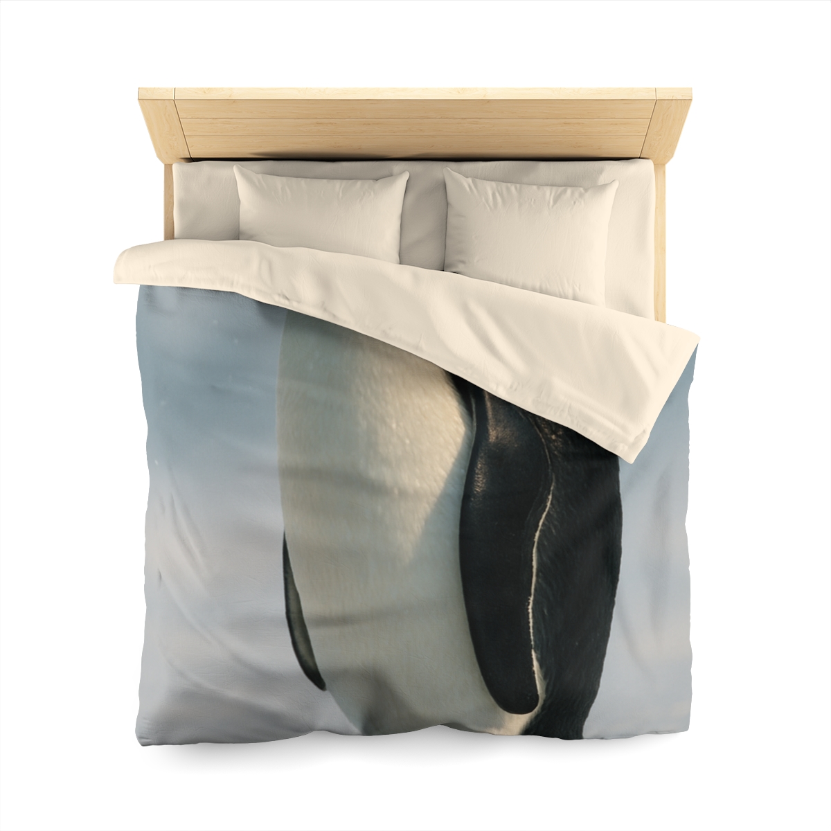Aurora Drift Emperor Penguin warm winter duvets