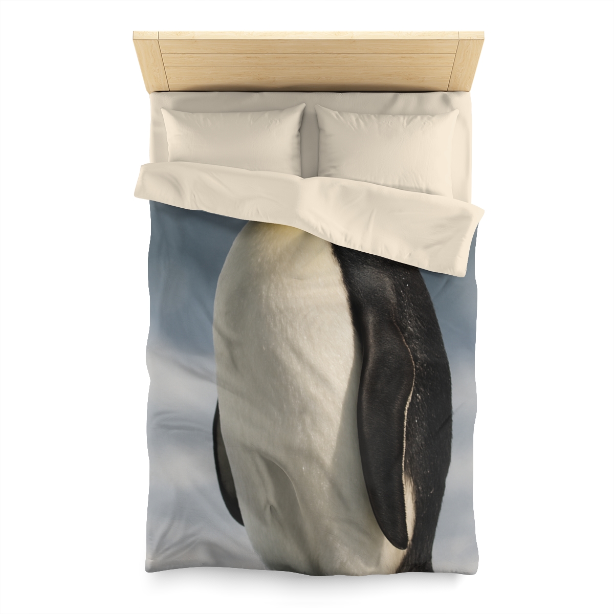 Aurora Drift Emperor Penguin stylish duvet covers