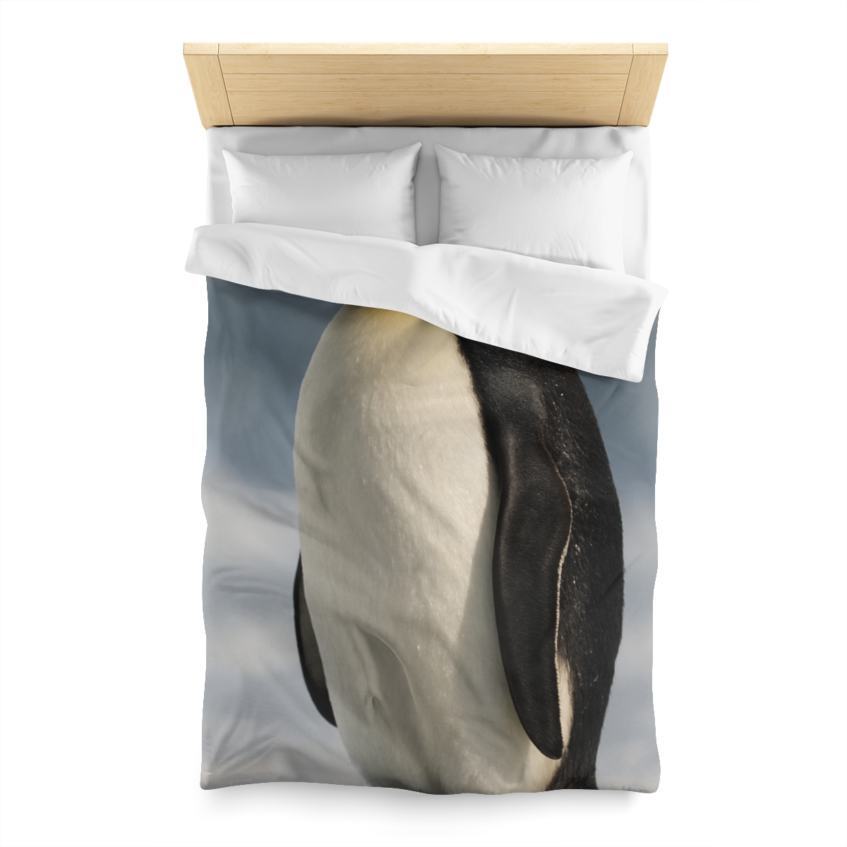 Aurora Drift Emperor Penguin stylish duvet covers