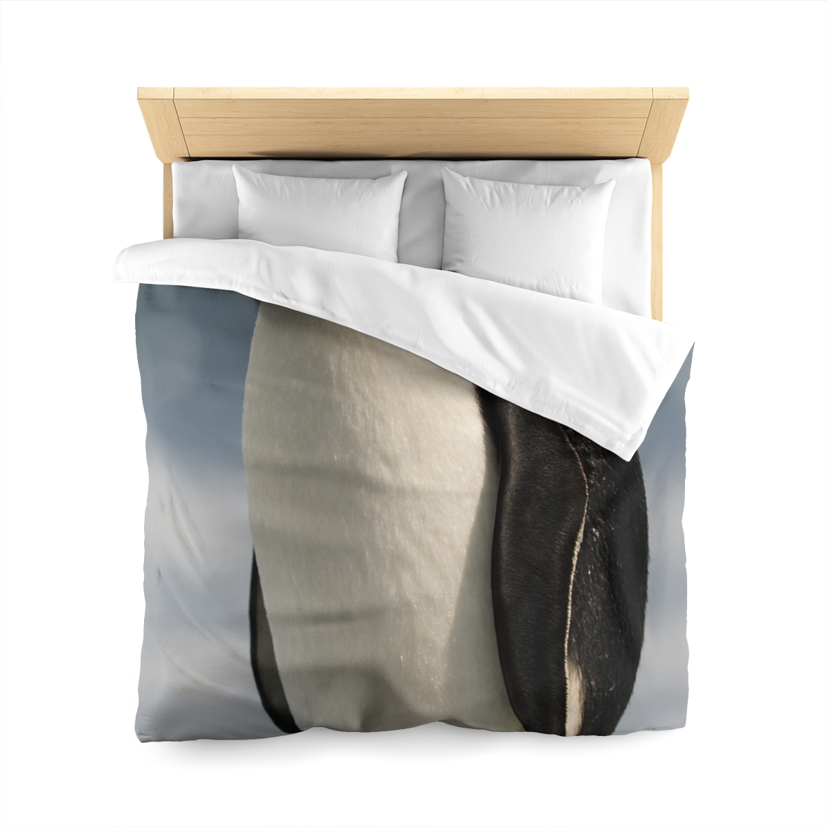 Aurora Drift Emperor Penguin stylish duvet covers