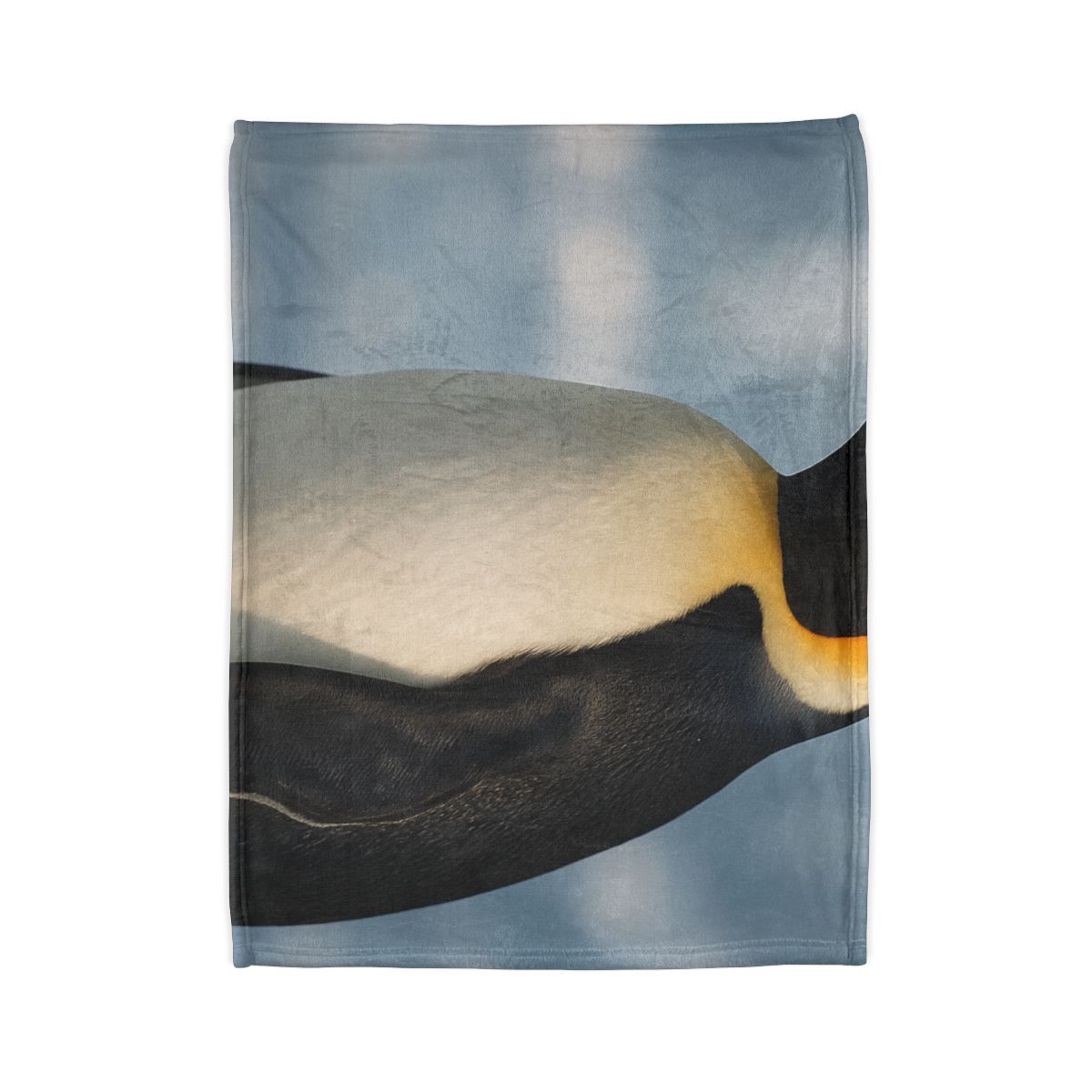 Aurora Drift Emperor Penguin soft fleece blankets