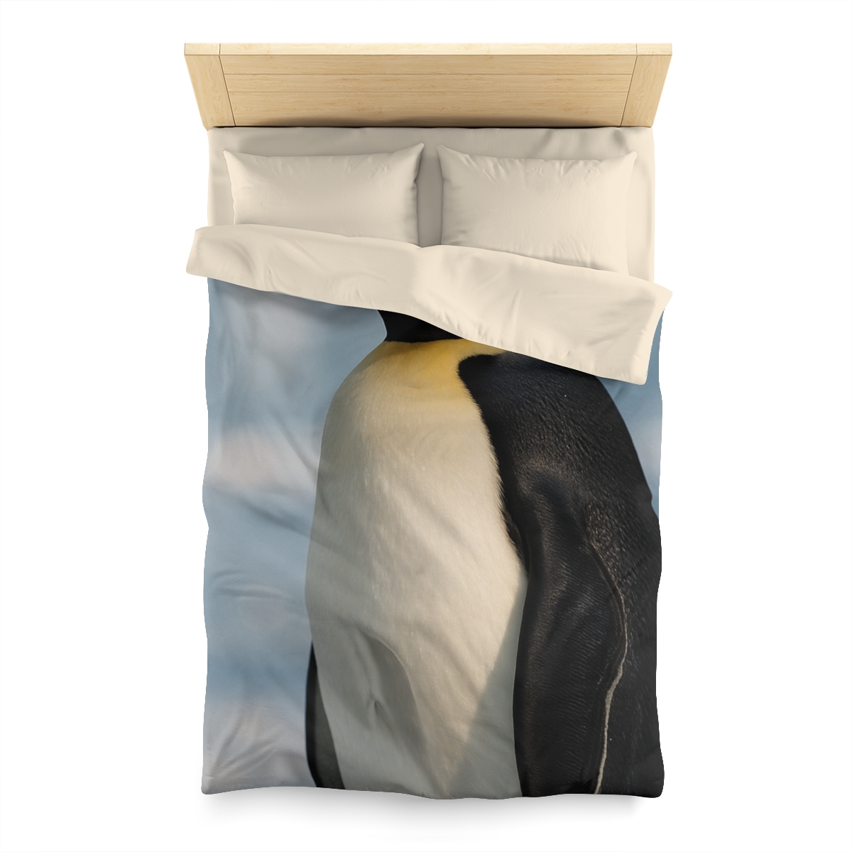 Aurora Drift Emperor Penguin stylish duvet covers