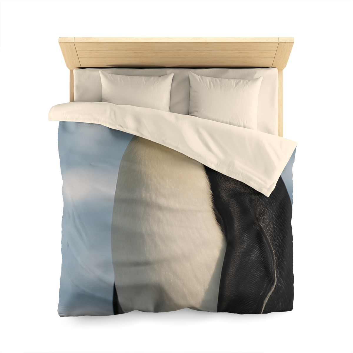 Aurora Drift Emperor Penguin stylish duvet covers