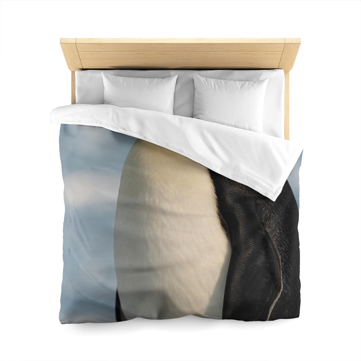 Aurora Drift Emperor Penguin stylish duvet covers