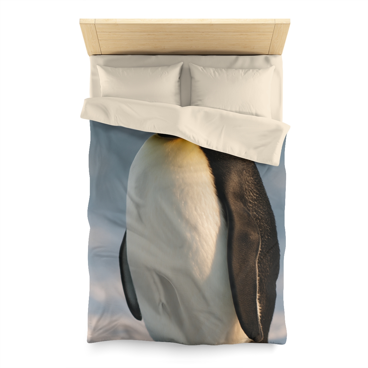 Aurora Drift Emperor Penguin unique patterned duvets