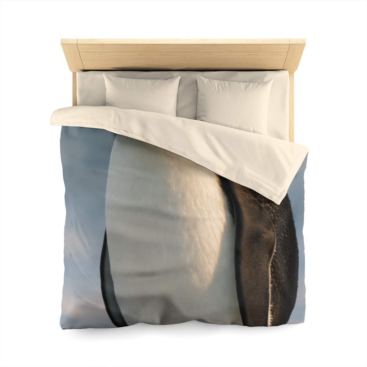 Aurora Drift Emperor Penguin unique patterned duvets