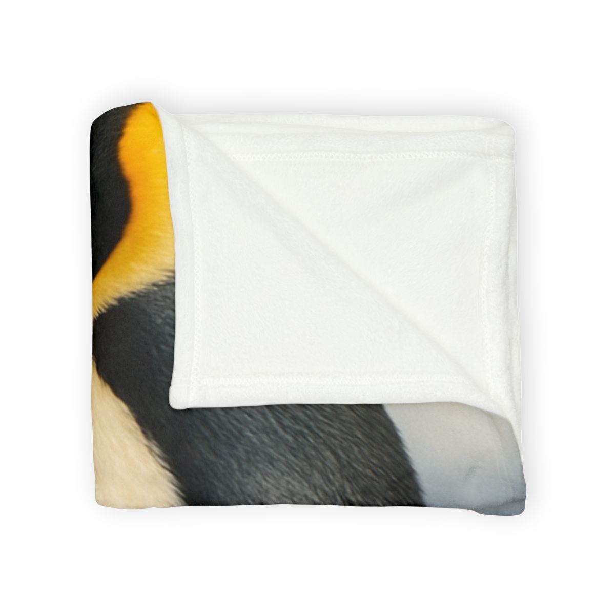 Aurora Drift Emperor Penguin personalized cozy blankets
