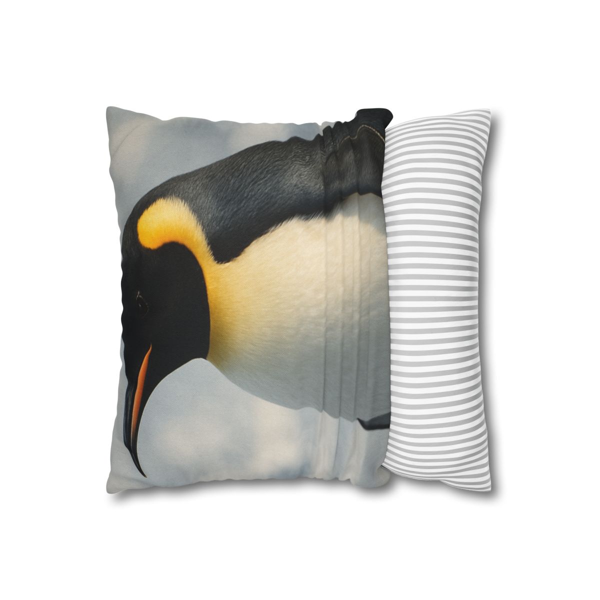 Aurora Drift Emperor Penguin comfortable bedding pillow covers