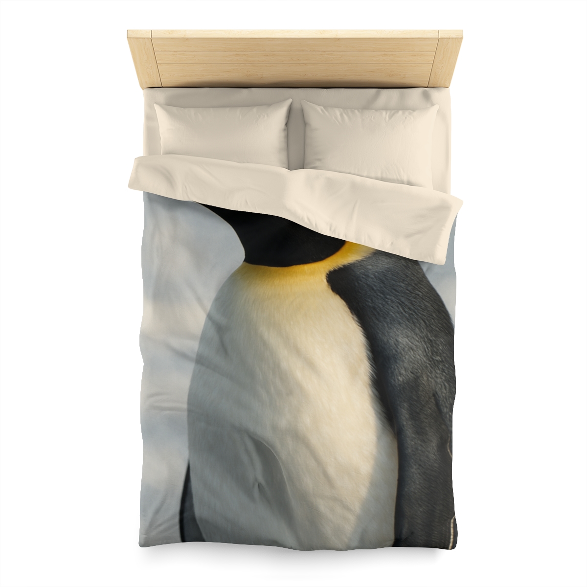 Aurora Drift Emperor Penguin stylish duvet covers