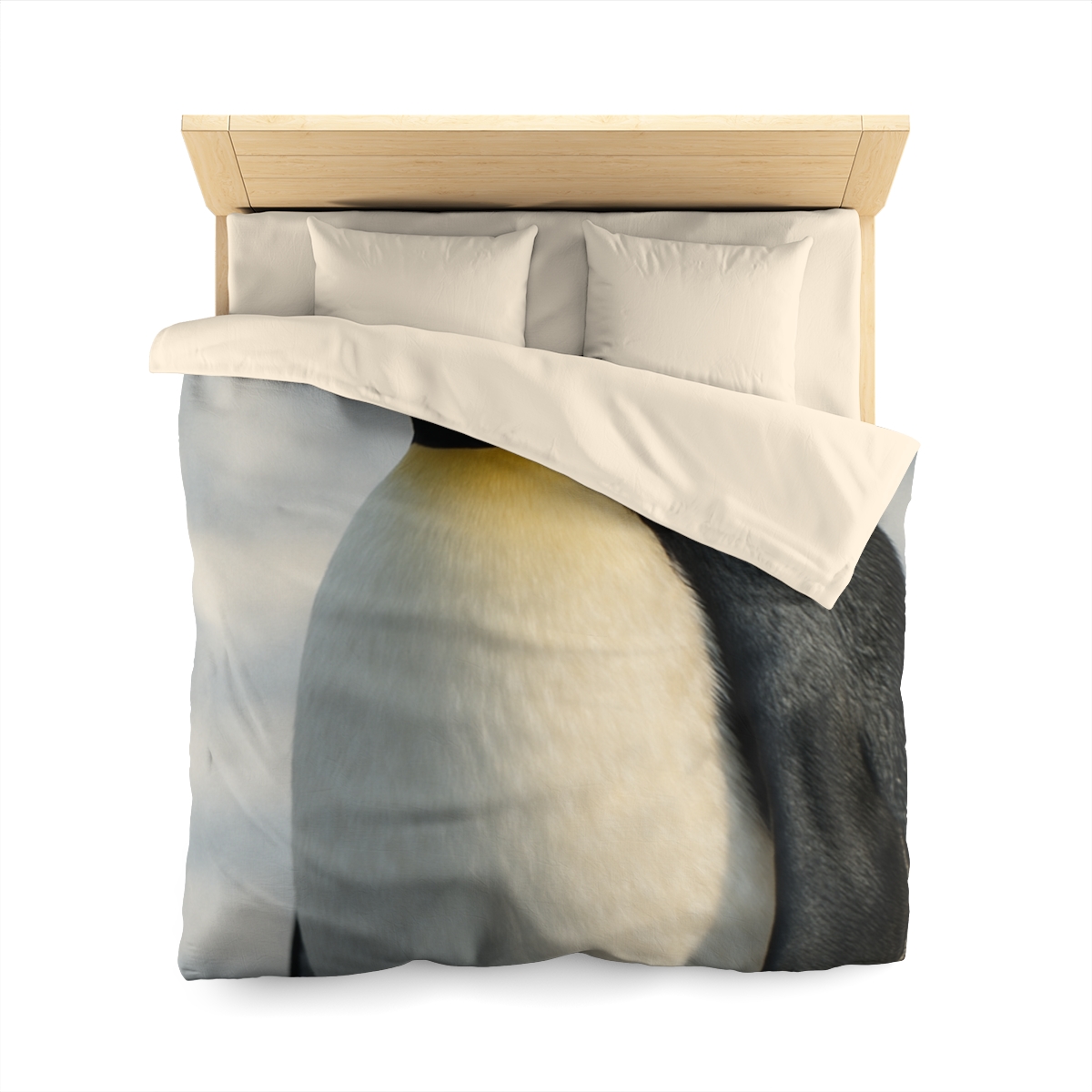 Aurora Drift Emperor Penguin stylish duvet covers