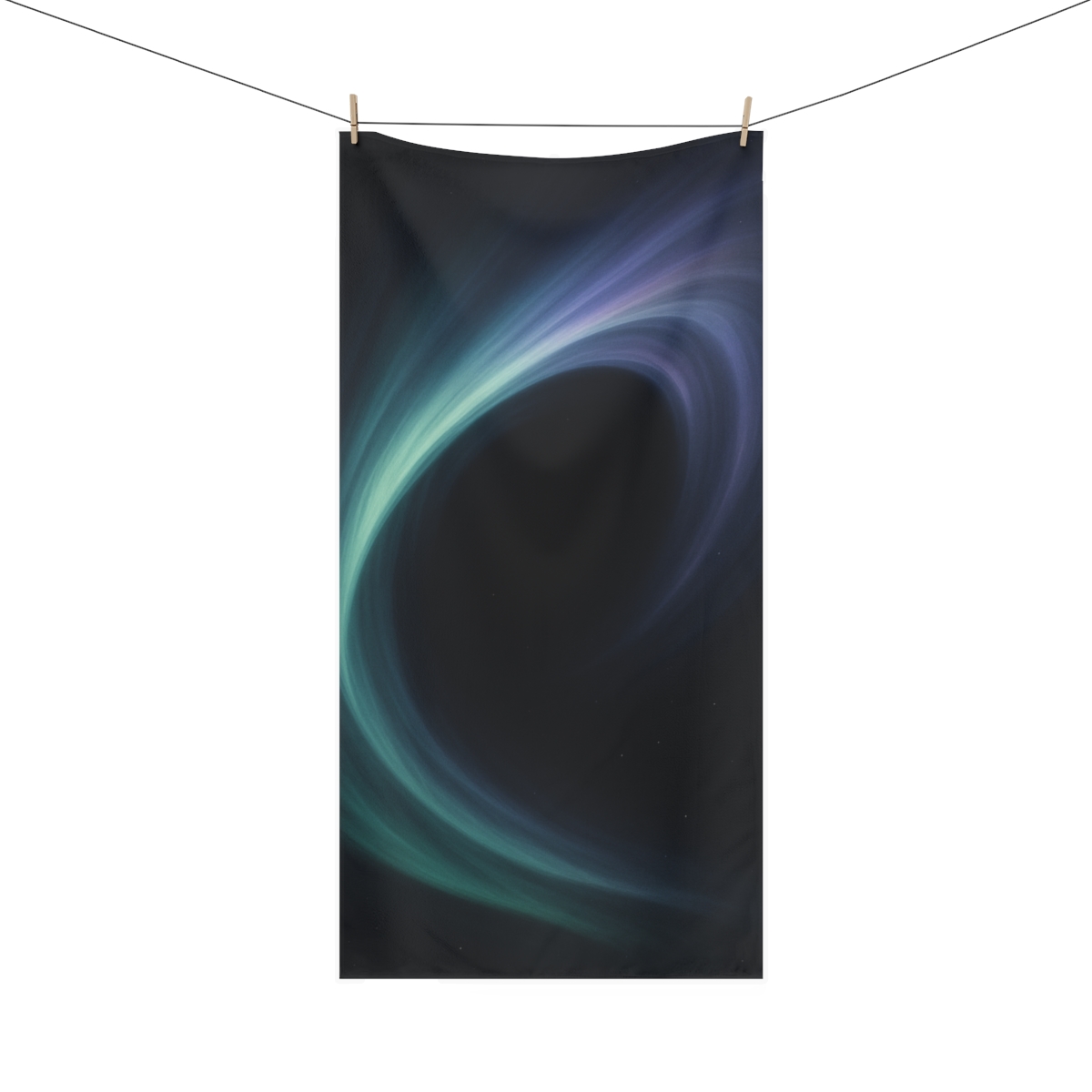 Aurora Drift Halo custom towels