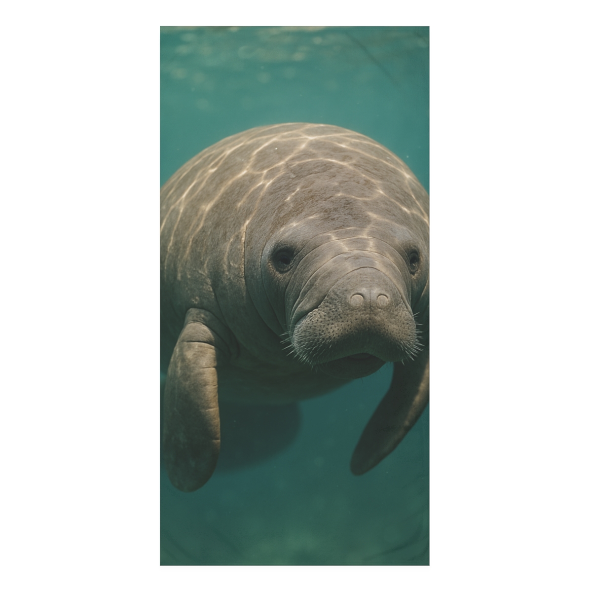 Aurora Drift Manatee comfortable face towels