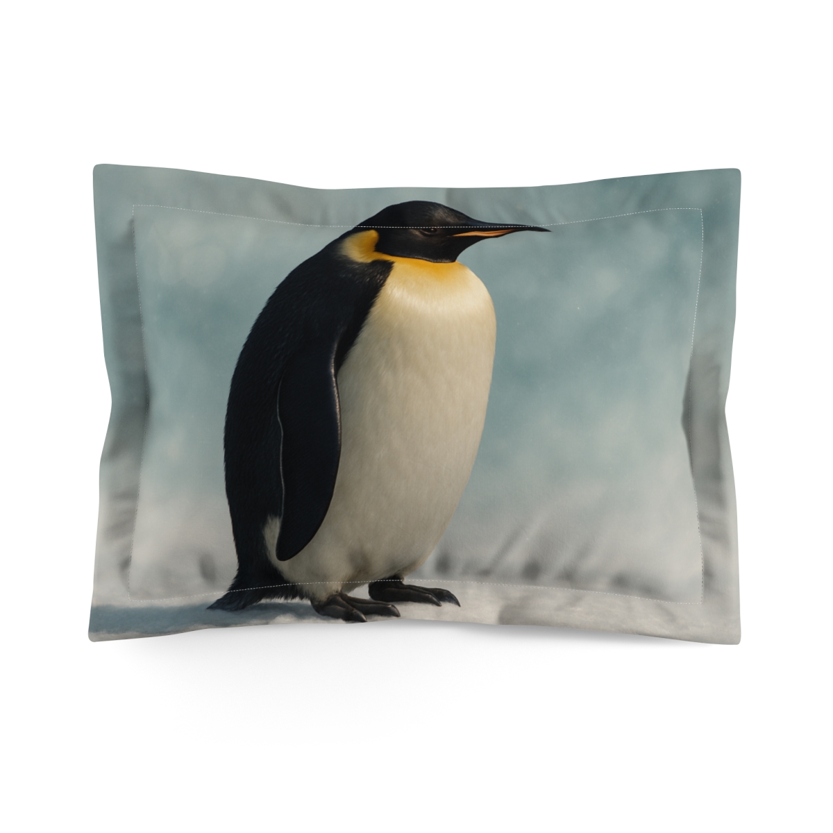 Aurora Drifter Emperor Penguin custom pillows