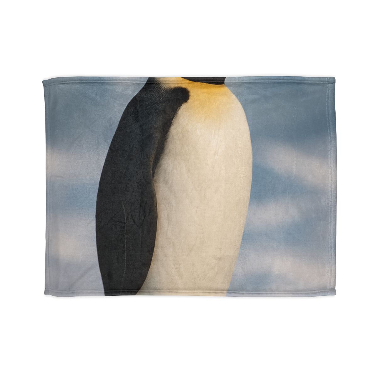 Aurora Drifter Emperor Penguin soft fleece blankets