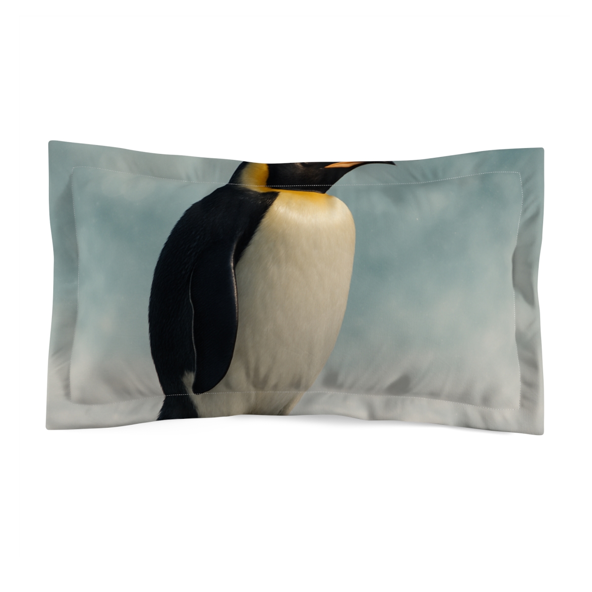 Aurora Drifter Emperor Penguin custom pillows