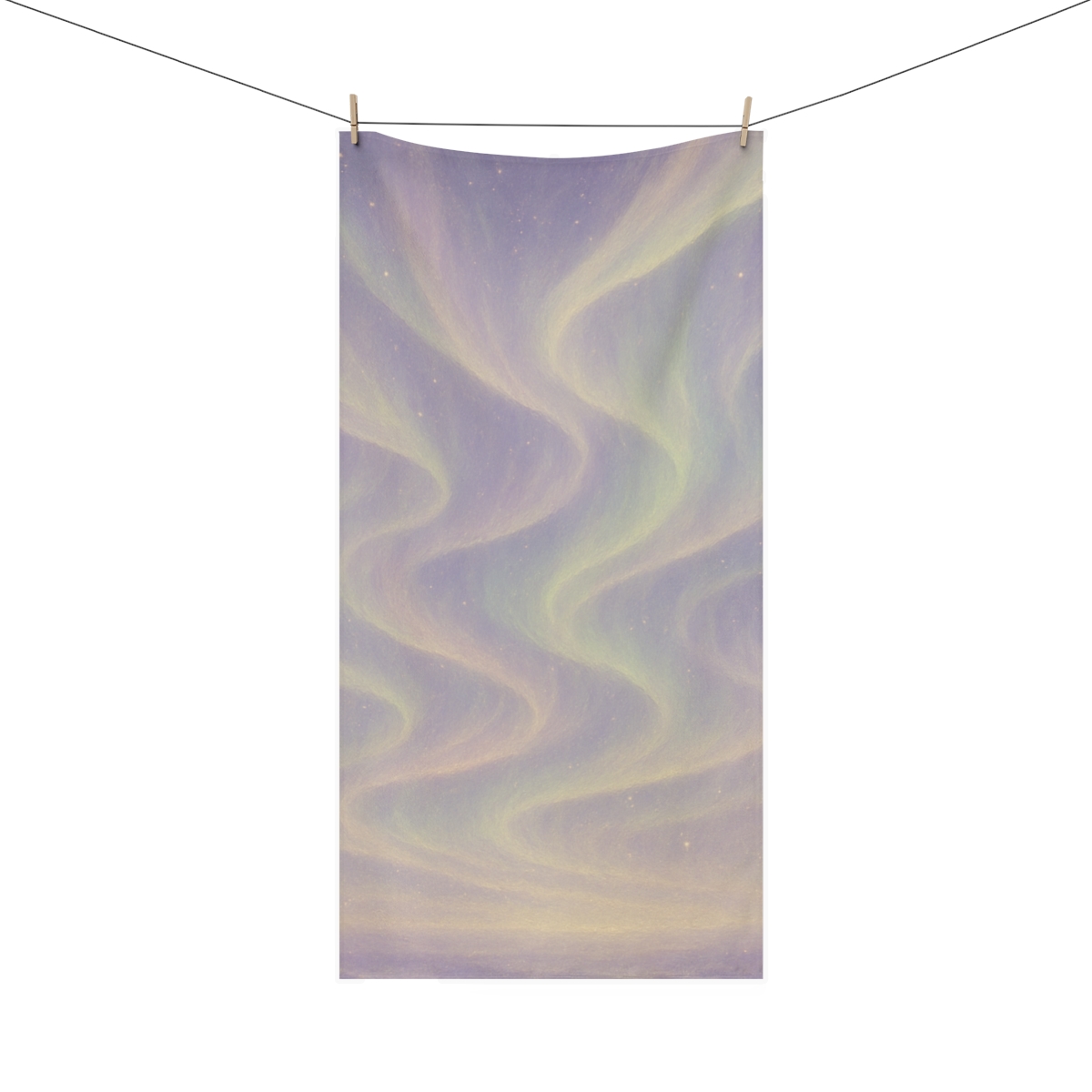 Aurora Dust Tapestry personalized bath towels