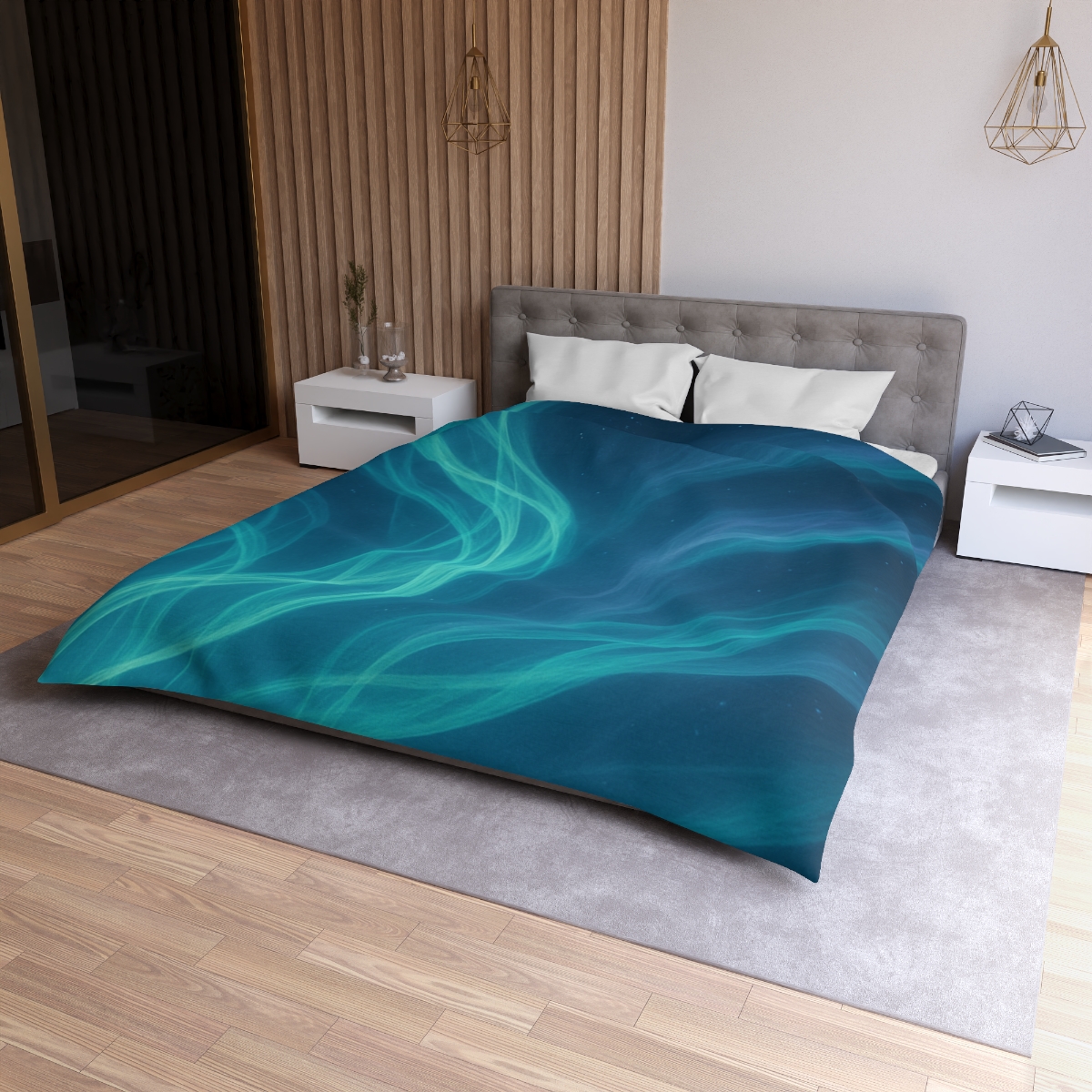 Aurora Filament Mosaic unique patterned duvets