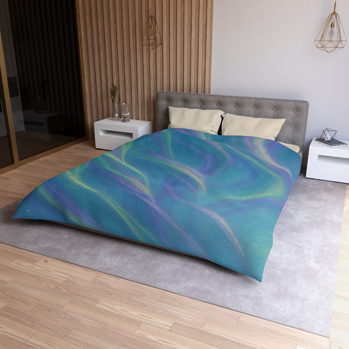 Aurora Filament Weave personalized bedding duvets