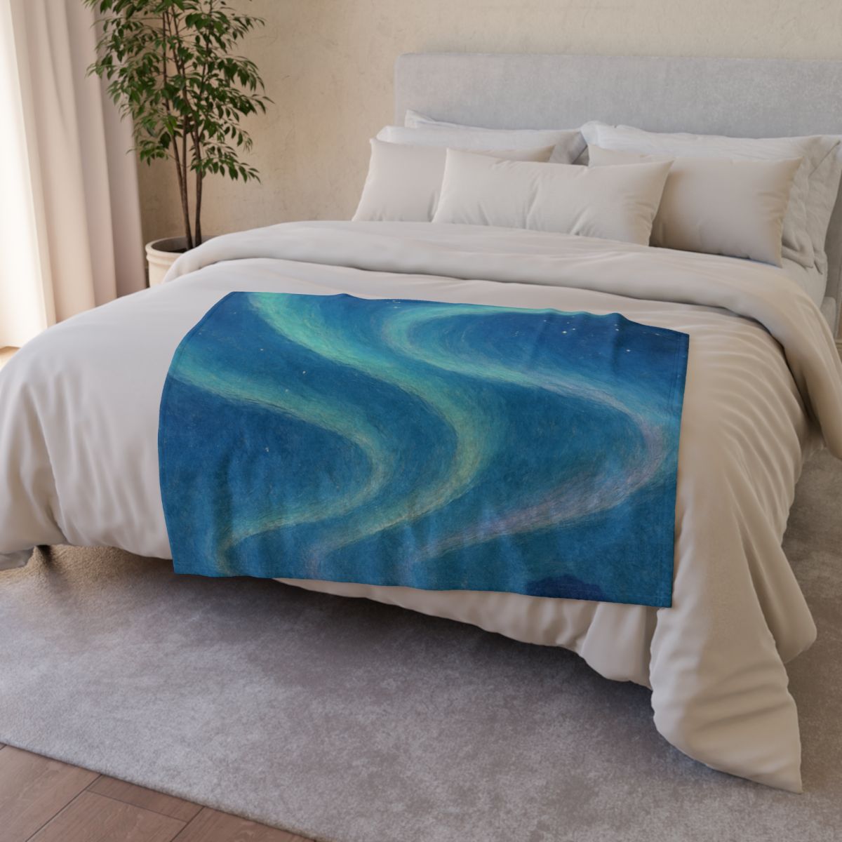 Aurora Halo Drift custom blankets