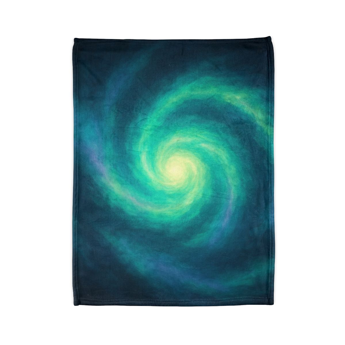 Aurora Halo Spiral personalized cozy blankets