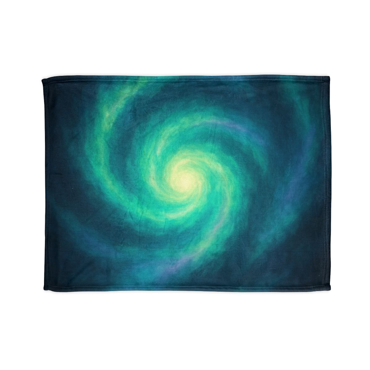 Aurora Halo Spiral personalized cozy blankets