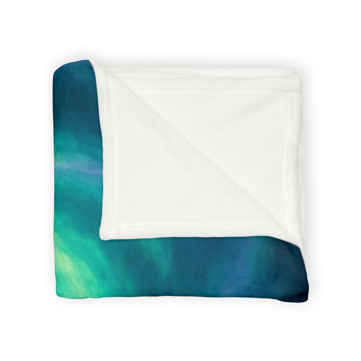 Aurora Halo Spiral personalized cozy blankets