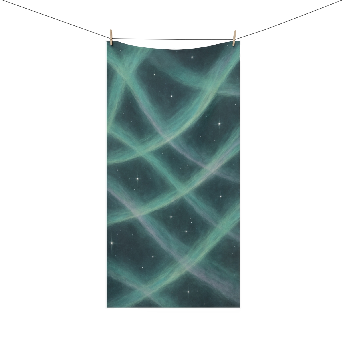 Aurora Lattice Drift trendy hand towels